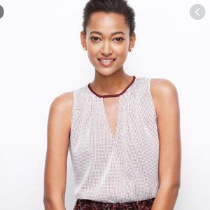 EUC! Ann Taylor Faux Wrap Sleeveless Top SP